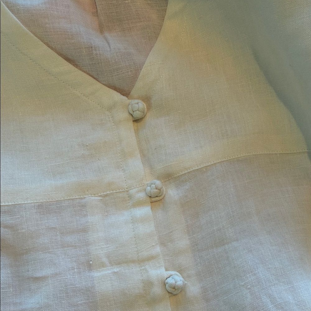 J. Jill Cream Button-Up Top - Picture 2 of 2